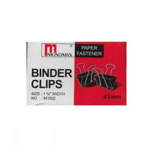 Makson Binder Clip 41mm Pack of 12