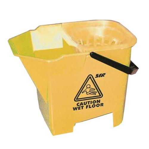 Diversey Taski Double Bucket With Sieve (Yellow)