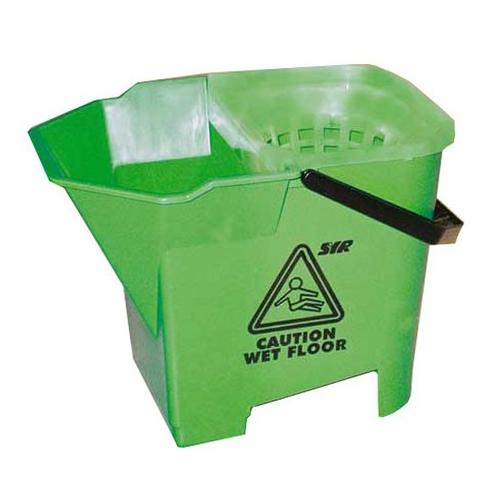 Diversey Taski Double Bucket With Sieve (Green)
