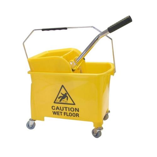 Diversey Taski Yellow Bucket Wringer, 12+18 Ltr