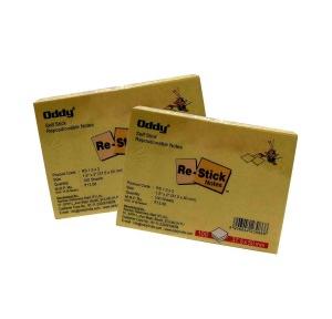 Oddy Selfstick Repositionable Note Pads(Yellow) RSN1.5x2 Size: 1.5x2inch  100 Sheets