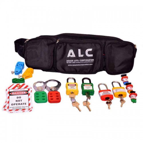 Asian Loto Lockout Safety Personal Electrical lockout Kit ALC-KT13 (Waist)