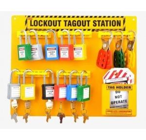 Asian Loto Lockout Tagout Station ALC-OPLS Safety Open Padlock Station With Material