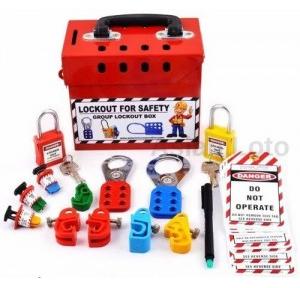 Asian Loto Electrical Lockout Tagout Kit ALC-TK20 With MCB Loto Hasp Padlock And Station