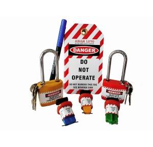 Asian Loto Small Lockout Tagout Kit ALC-SKT4 For MCB Lockout