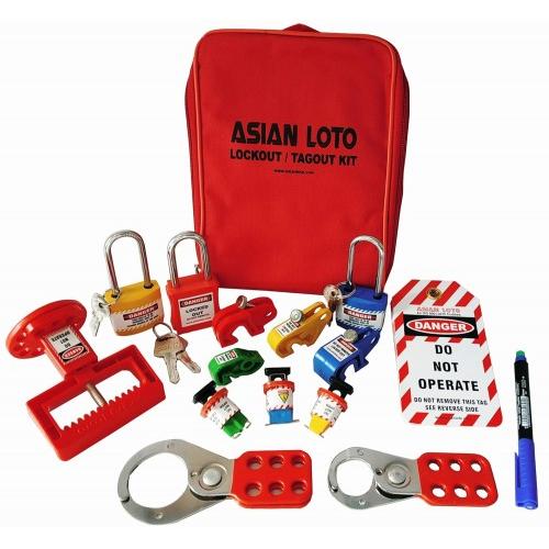 Asian Loto Small Lockout Tagout Kit ALC-SKT7