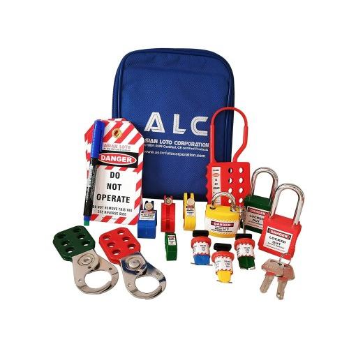 Asian Loto Asian Loto Small Lockout Tagout Kit ALC-SKT8 With Scissor Cable Lockout Padlock Tags