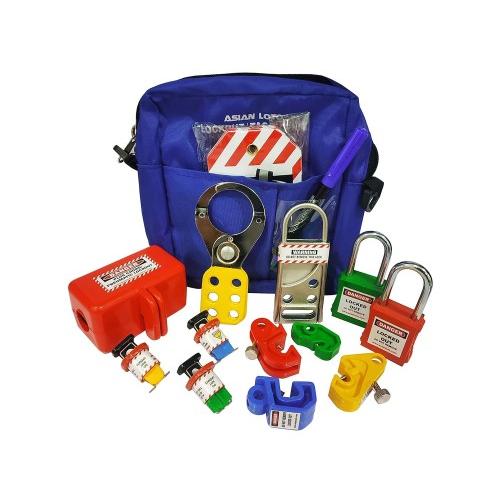 Asian Loto Electrical Lockout Tagout Kit ALC-SKT13 With Blue Bag