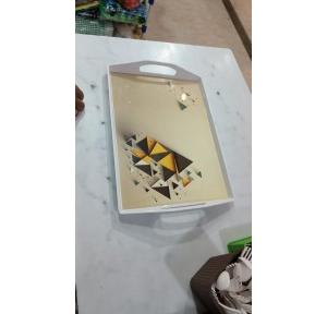 Serving Tray Melamine Size: 15x11 Inch