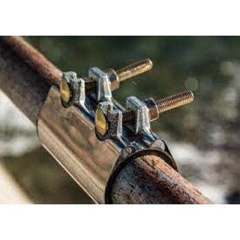 Copper Pipe Puncture Dual Clamp 4 Inch