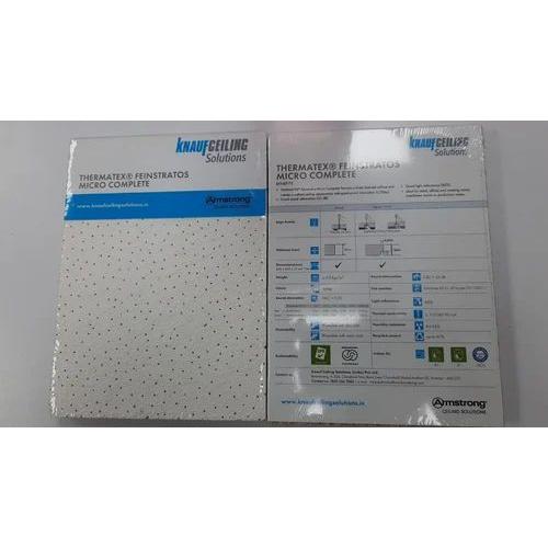 Armstrong Thermatex Microlook Tile 600x600x15 MM White Pack of 14