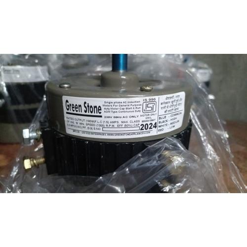 Green Stone Cooler Single Phase AC Induction Motor 180W 1300 RPM