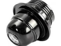 Bulb Holder Screw Type E27 Black
