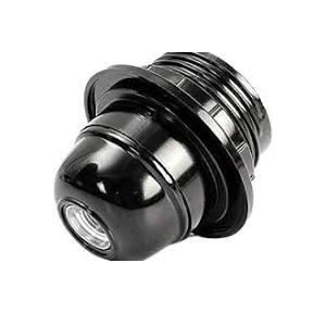 Bulb Holder Screw Type Holder E27 Black