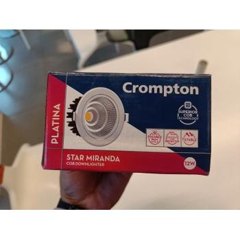 Crompton Platina Led Panel Star Miranda COB Downlighter 12W 4000K 90mm