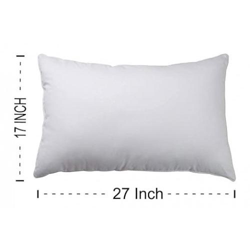 Pillow Polyfill White Color 17x27 Inch 1 Kg