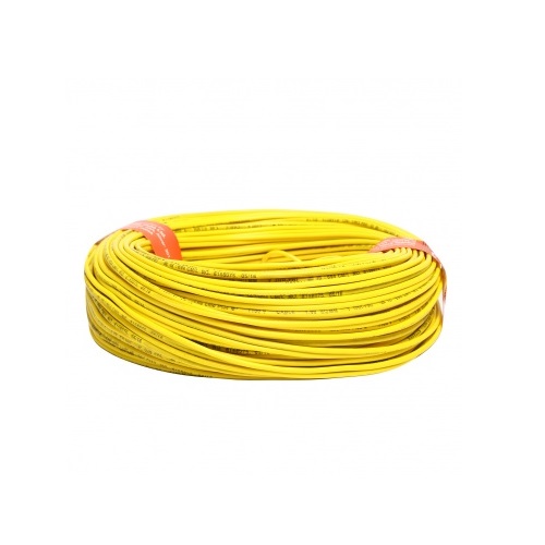 Havells 1 Sqmm 1 Core Life Line S3 FR PVC Insulated Industrial Cable WHFFDNYL11X07 180 mtr (Yellow)