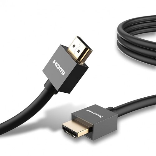 Honeywell HDMI 2.0 Cable HC000008/HDM/2M/BLK/SLM Ethernet 2mtr 3D/4K 60Hz Ultra HD