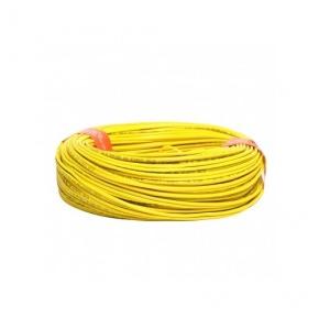 Havells 6 Sqmm 1 Core Life Line S3 FR PVC Insulated Industrial Cable, 90 mtr (Yellow)