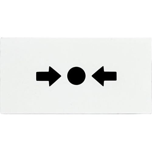 EDR Break Glass Pane Replacement For Manual Fire Alarm Call Point White Glass 40x70 MM 1.2 MM