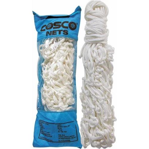 Cosco Basketball Net Nylon White PP Silky Finish Weight 620gm