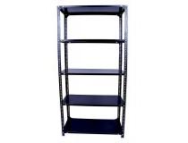 MS Slotted Angle Rack 4 Compartments 5 Shelves Size 84x36x24 Inch Angle 14 Gauge Shelf 18 Gauge Color Blue Weight Capacity 500 Kg Approx Each Rack Powder Coated With Installation