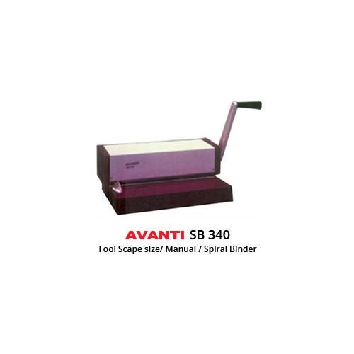Avanti Manual Spiral Binding Machine Punch Capacity 10 Sheets Model: SB 340
