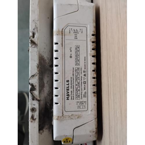 Havells 32...40 Watt LED Driver Item Code: CELDOX0122 For 36 Watt 2x2 Ceiling LED Light