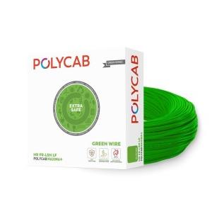 Polycab FR PVC Insulated Industrial Flexible Cable 1.5 Sqmm 1 Core Green 1 Mtr