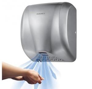 Euronics Hand Dryer EH210N SS Automatic Range: 12-15 CM Speed: 26000 RPM With HEPA Filter