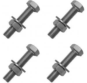 Nut Bolt Washer MS High-Tension M10 X 100 MM 1 Kg