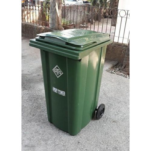 Otto Dustbin With Wheel HDPE 240 Ltr