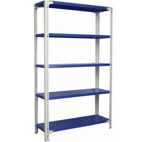 Slotted Angle Rack MS 5 Compartments 6 Shelves Size 72x36x12 Inch Angle 14 Gauge Shelf 18 Gauge Color Grey Weight Capacity 550Kg Approx Each Rack Power Coated With Installation