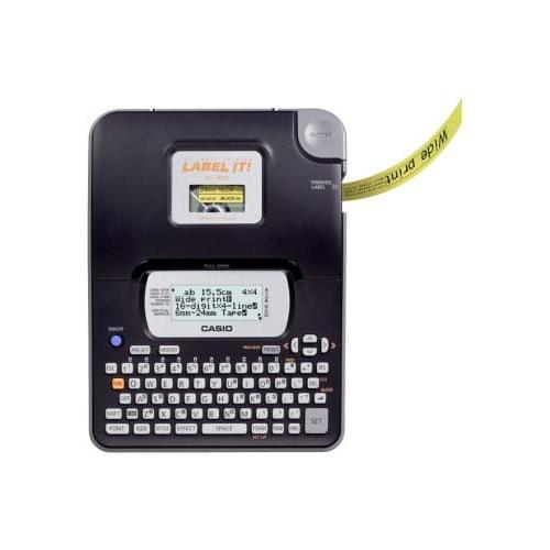 Casio Label Printer KL 820 LCD Size 95x32 Dots With QWERTY Keyboard High Definition Print Head With Max. 12 MM Print Height/200 dpi Resolution