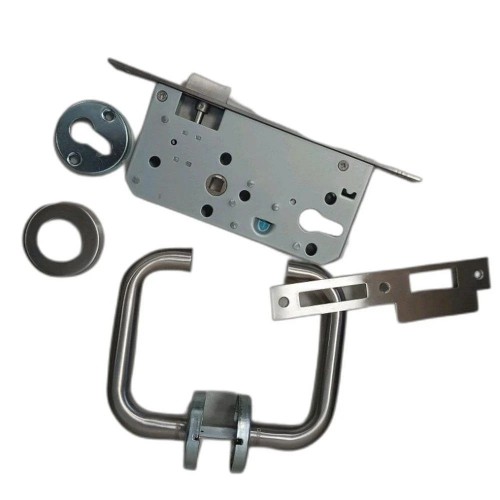 Geze Lever Handle 9168534 Sash lock 9168483 With 9168490 70mm Cylinder 1 Set