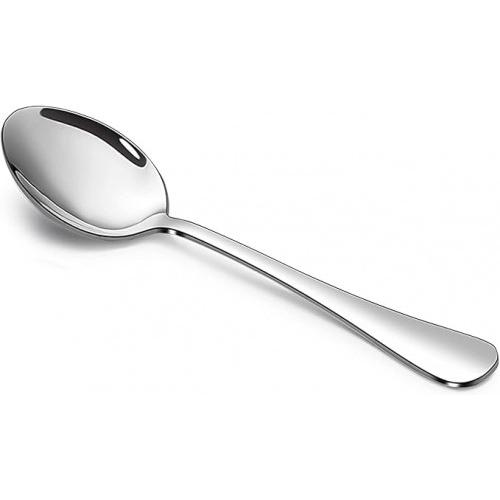 Neckless Tea Spoon (KK) Colour: Silver Stainless Steel 13.5cm 14 Gauge Pack of 12