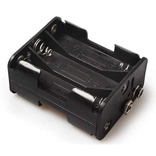 Battery Holder Enclosure Case Box With Connector Cable 6-AA 9V