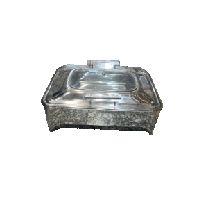Buffet Food Warmer Chafing Dish Electric SS With Glass Lid Capacity 9 Ltr