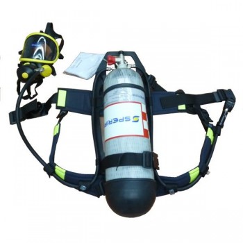Honeywell Self Contained Breathing Apparatus T8000 IP67 0-400 Bar Photo Luminescent Gauge Rubber Protection and Integrated Alarm Whistle Pano Mask with HUD Lights and Integrated Communication