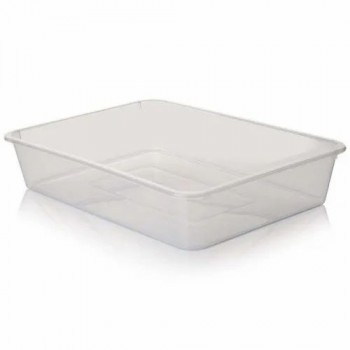 Tray For Water Dispenser Transparent Plastic L23xW17xH5 Inch Approx