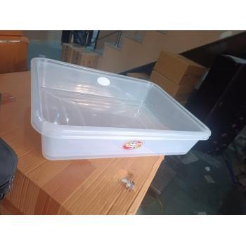 Water Dispenser Tray Transparent Plastic L23xW17xH5 Inch Approx