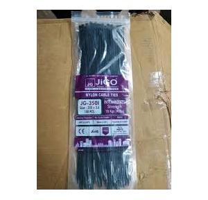 Jigo Cable Tie Nylon Black 400x3.5mm Pack of 100