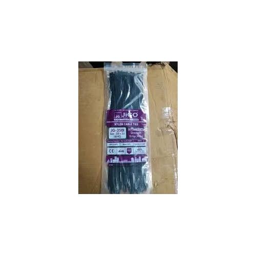 Jigo Cable Tie Nylon Black 400x3.5mm Pack of 100