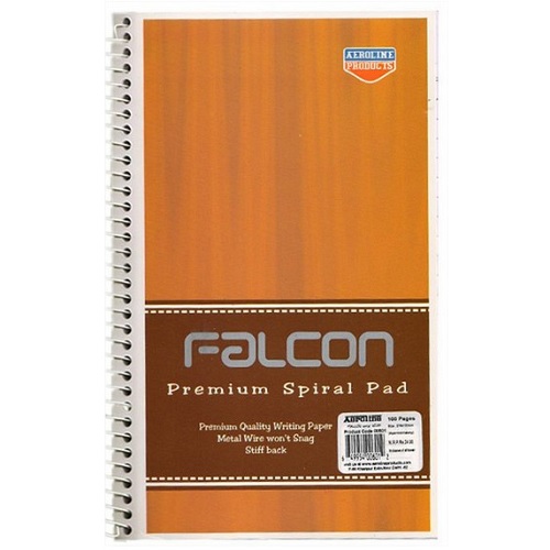 Falcon Premium Spiral Pad 601, Size: 218x134 mm
