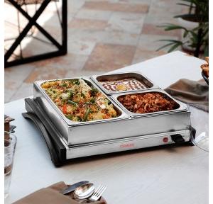 Clearline Electrical Food Warmer FWBS-02 4 Pan (2.5 Ltr x 2 Pan + 1.25 Ltr x 2 Pan) 300W
