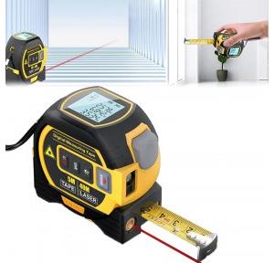 Avedia Digital Tape Measure 3 in 1 Infrared Distance Meter Device, Auto Electronic Measuring Tool, 40 Meter With Laser Level Line, Distometer, Feet Inch Measurement Machine Tools