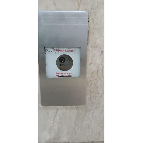Firemans Elevator Switch Cover SS Material
