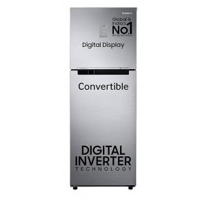 Samsung Double Door Refrigerator RT28C3733S8/HL 236 Ltr 3 Star Convertible Digital Inverter With Display Frost Free Silver