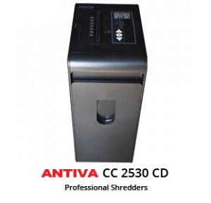 Antiva Paper Shredder Machine CC 2530 CD Cross-Cut Type Automatic Bin Capacity 40 Ltr