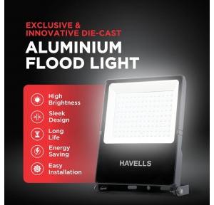 Havells Led Flood Light Centura Neo 50W 6500K Cool White IP66 Waterproof Led Light